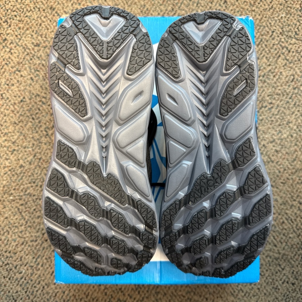 Hoka One One Black and Gray Women's Running Shoes - Picture 3 of 4